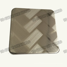 304 Stainless Steel Ket010 Etched Sheet for Decoration Materials